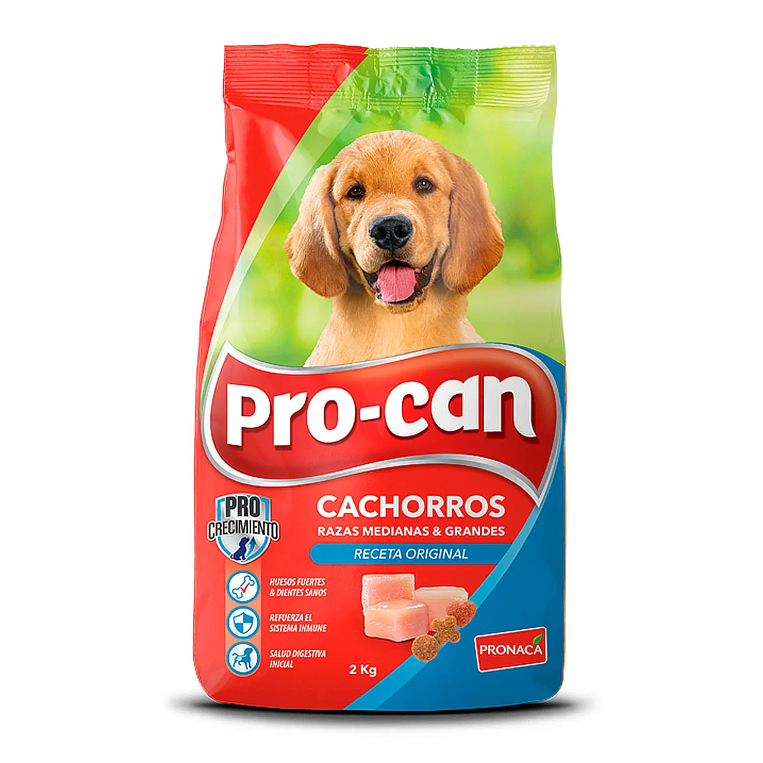 Alimento para perros tipo croquetas. Ideal para perros CACHORROS de razas medianas y grandes; 4 kg | PRO-CAN