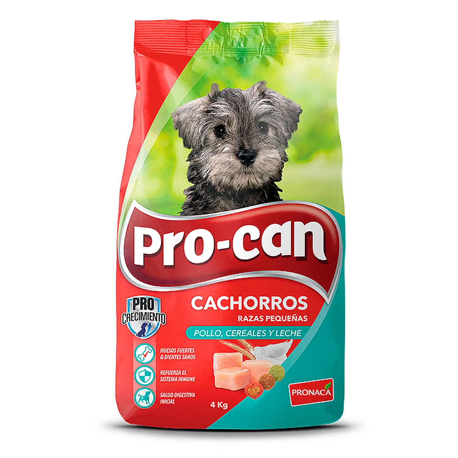 Alimento para perros tipo croquetas. Ideal para perros CACHORROS de razas pequeñas; 4 kg | PRO-CAN