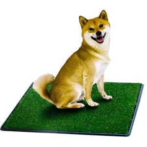 Almohadilla sanitaria canina de 51 x 64 cm con cesped sintético. | K PRO