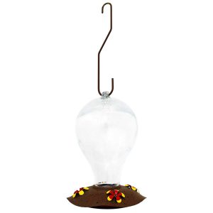 Bebedero Colibri Vidrio Bronce 25Cm | WRT