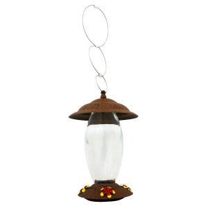Bebedero Colibri Vidrio Bronce 36Cm | WRT