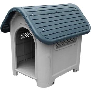 Casa P/Perro Plastic T/Inclina 59X75X66Cm Gris | WRT