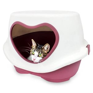 Casa para gato de estructura plástica rígida de 49 desarmable mediante clips de seguridad | STRONG