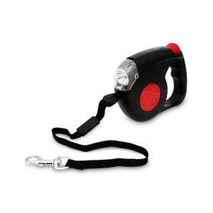 Collar Negro P/Perro Retactil C/Linterna | DUKES