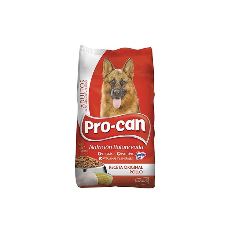 Comida de mascota Procan adultos razas mediana y grandes sabor a pollo 2kg