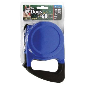 Cordel P/Pasear Mascotas Rojo-Azul Retrac | ORGILL