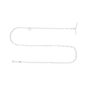 Correa metálica de paseo y agarre para perros, 1,7mm x 1,8m | FIERO