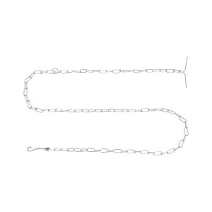 Correa metálica de paseo y agarre para perros, 2,1mm x 1,8m | FIERO