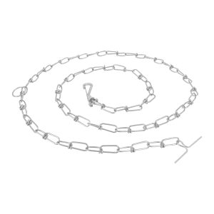 Correa metálica de paseo y agarre para perros, 2,4mm x 1,8m | FIERO