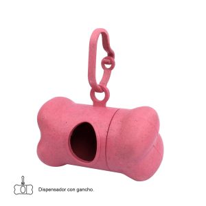 Dispensador P/Funda Mascota Rosa 8X4Cm | VIDA DE PERRO