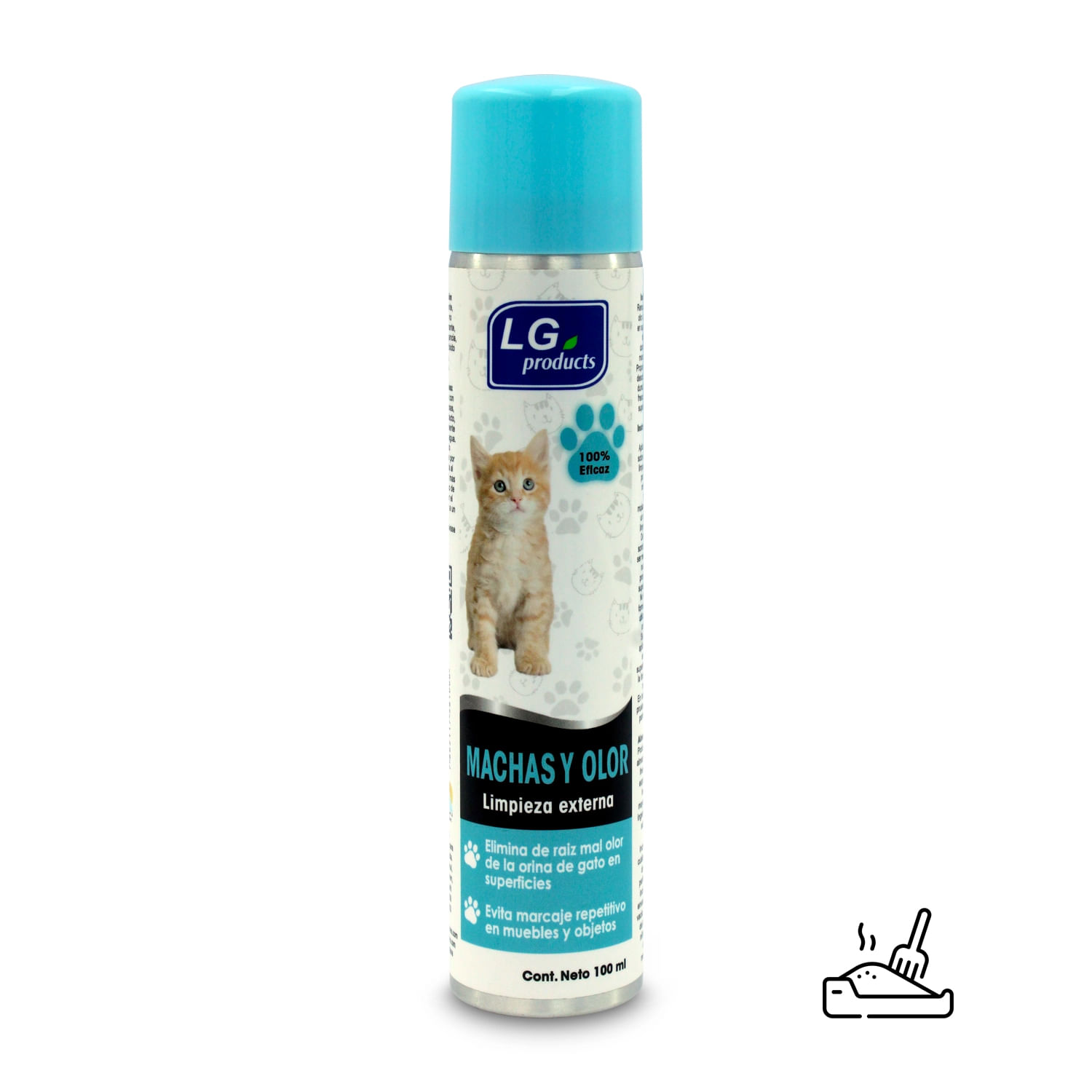 Eliminador Mancha/Olor Gato 100Ml | LG PRODUCTS