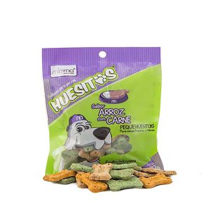 Galletas para perros pequeños con sabor a arroz con carne; 80 gr | MIMMA
