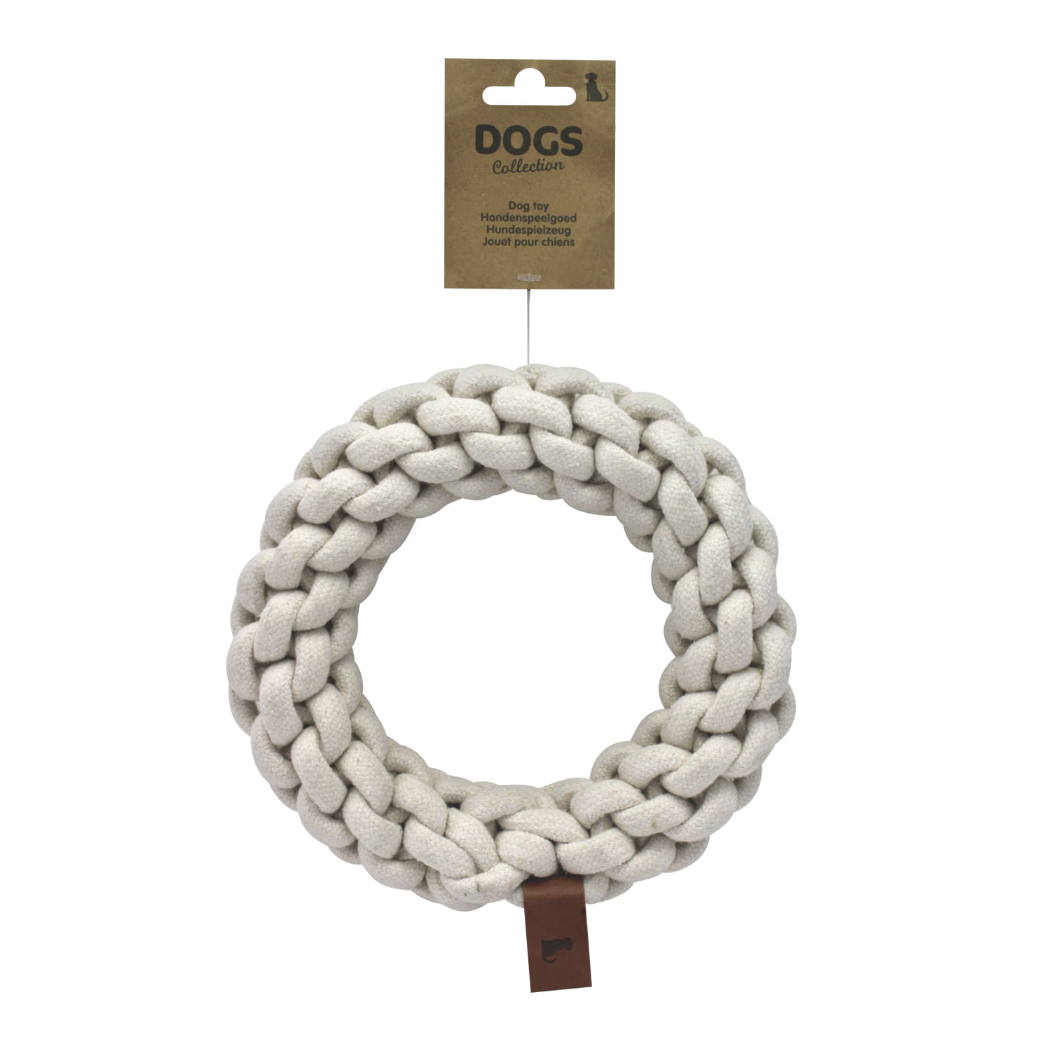 Juguete masticador para perro tipo dona; a base de cuerdas de nylon. - DOGS COLLECTION