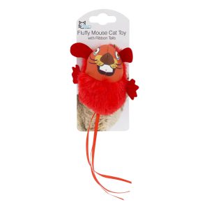 Juguete para gato tipo peluche con cintas de nylon en forma de cola - TINYS