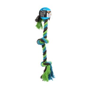 Juguete para mascotas con diseño de cuerda masticablede 30 cm con nudos de gran resistencia | DUKES