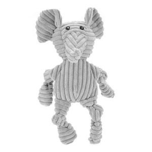 Juguete para perro en forma de ELEFANTE, chirriante que hace sonido cuando la mascota muerde. | DOGS COLLECTION