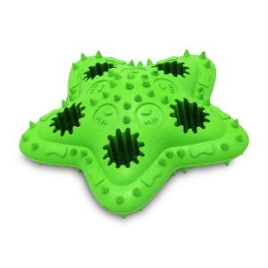 Juguete para perro en forma de ESTRELLA con puntas estimulantes suaves. - PUPPY & CO