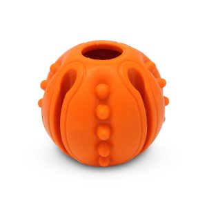 Juguete para perro en forma de PELOTA con puntas estimulantes suaves. | VIDA DE PERRO