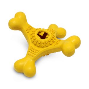 Juguete para perro tipo CRUCETA LEGO con pupos estimulantes suaves. - VIDA DE PERRO