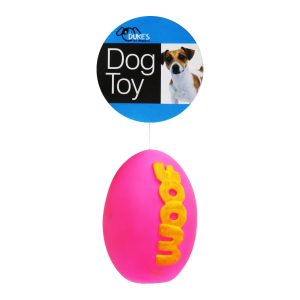 Juguete sonoro para perro de varios diseños fabricado en caucho suave con sonido juguetón al aplastarlo | DUKES