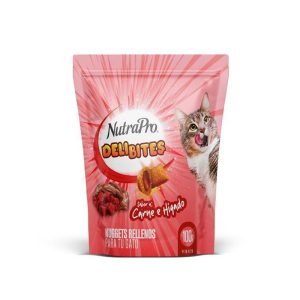 Nutra Pro Delibites Snack para Gatos Sabor a Carnee Hígado 100g