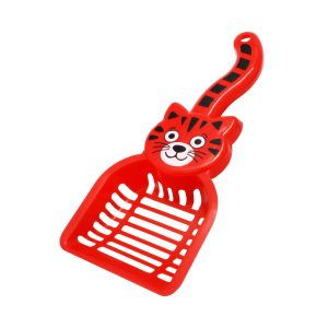 Pala recogedora para arena de gatos con orificios. | TINYS