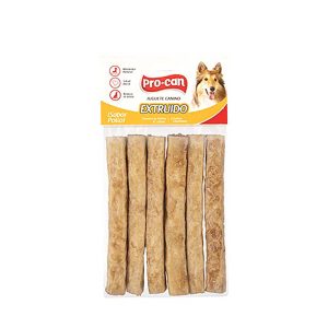 Palitos masticables cuadrados para perros con sabor a pollo; pack x 6 | PRO-CAN
