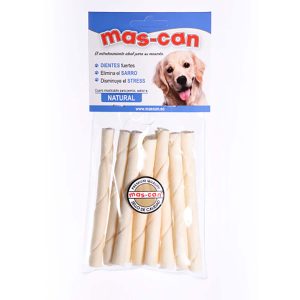 Palitos twist de varios sabores para perros; pack x 10 - MAS CAN
