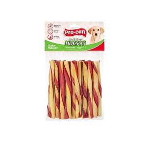 Palitos twist de varios sabores para perros; pack x 20 | PRO-CAN