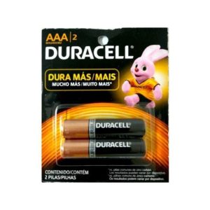 Pilas Duracell x2 AAA