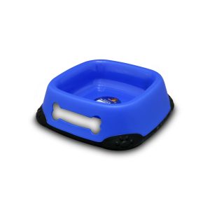 Plato para mascotas de 21 cm con empuñadura en forma de huesito. | PUPPY & CO