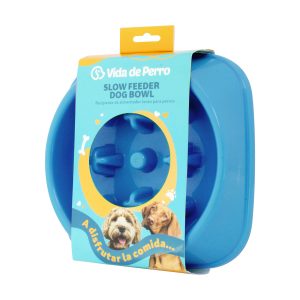 Plato para perro con diseño interno que calma el estrés. | VIDA DE PERRO