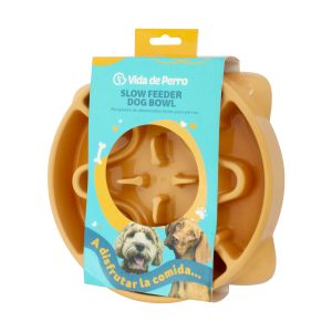 Plato para perro de 21,8 cm con diseño interno que calma el estrés. | VIDA DE PERRO