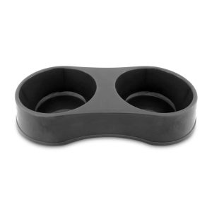 PLATO PLASTICO P/PERRO DOBLE GRIS PICA | PICA