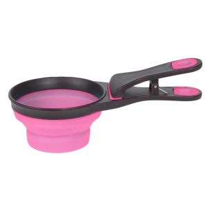 Recogedor de comida para mascotas con base colapsable de silicona. | PETS COLLECTION