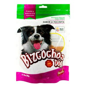 Snack para perro tipo galletas con sabor a tocineta de 200 gr. - SNACKERY