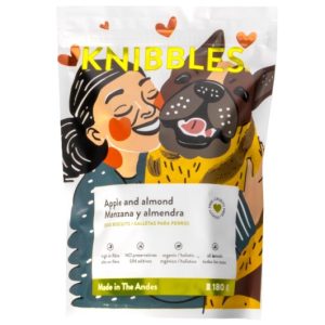 Snack para Perros Knibbles Almendras & Manzana 180gr | City Pet