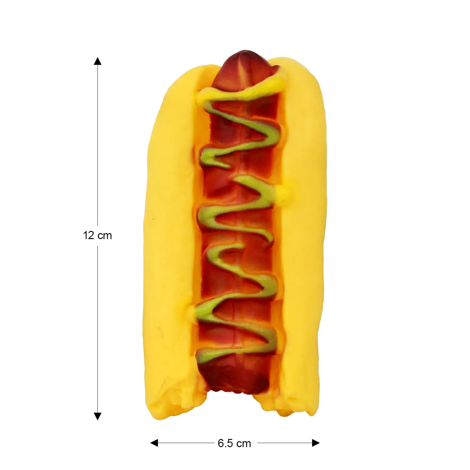 Jueguete para perro de 15 cm de largo elaborado en caucho no toxico, ideal para ejercitar la mandibula de el canino - DUKES