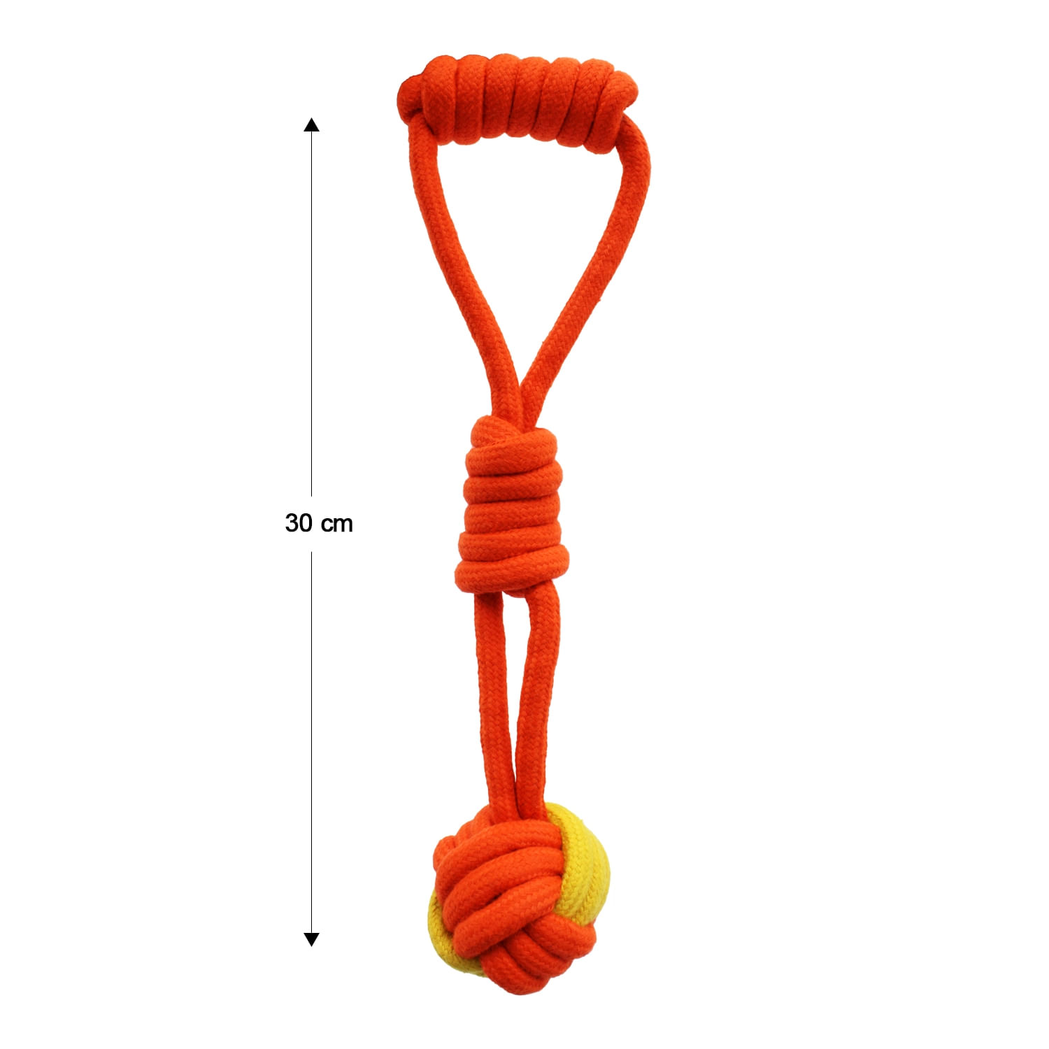 Juguete masticador de 30 cm fabricado a base de cuerda de nylon super resistente a mordiscos agresivos - DOGS COLLECTION